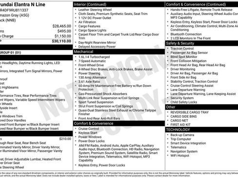 Used 2024 Hyundai Elantra N Line image 26