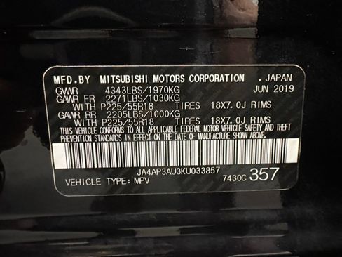 Used 2019 Mitsubishi Outlander Sport ES FWD image 52