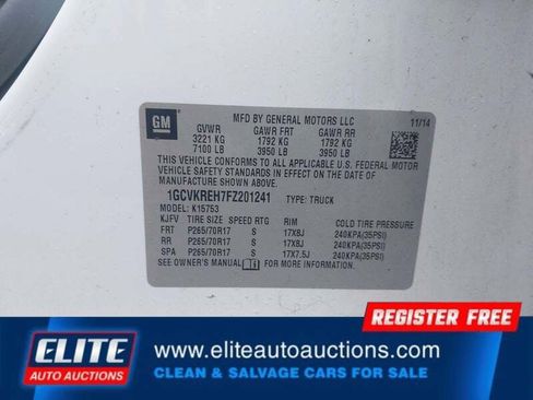 Used 2015 Chevrolet Silverado 1500 LT w/ All Star Edition image 18