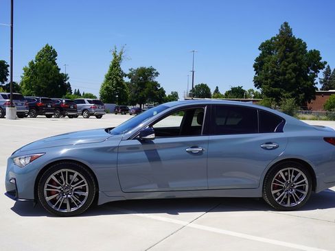 Used 2021 INFINITI Q50 Red Sport 400 w/ Proactive Package AWD/4WD image 3