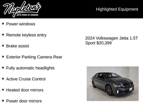 Used 2024 Volkswagen Jetta Sport FWD image 16