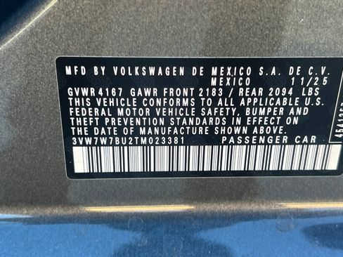 New 2026 Volkswagen Jetta SE FWD image 26
