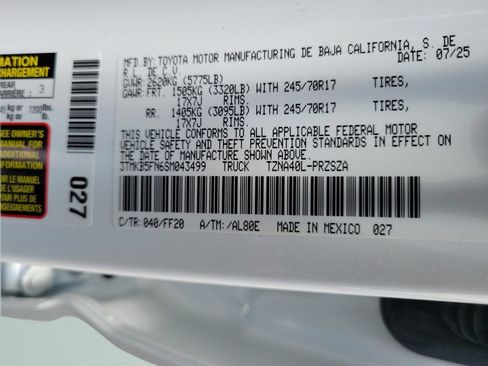 Certified 2025 Toyota Tacoma SR5 RWD image 27