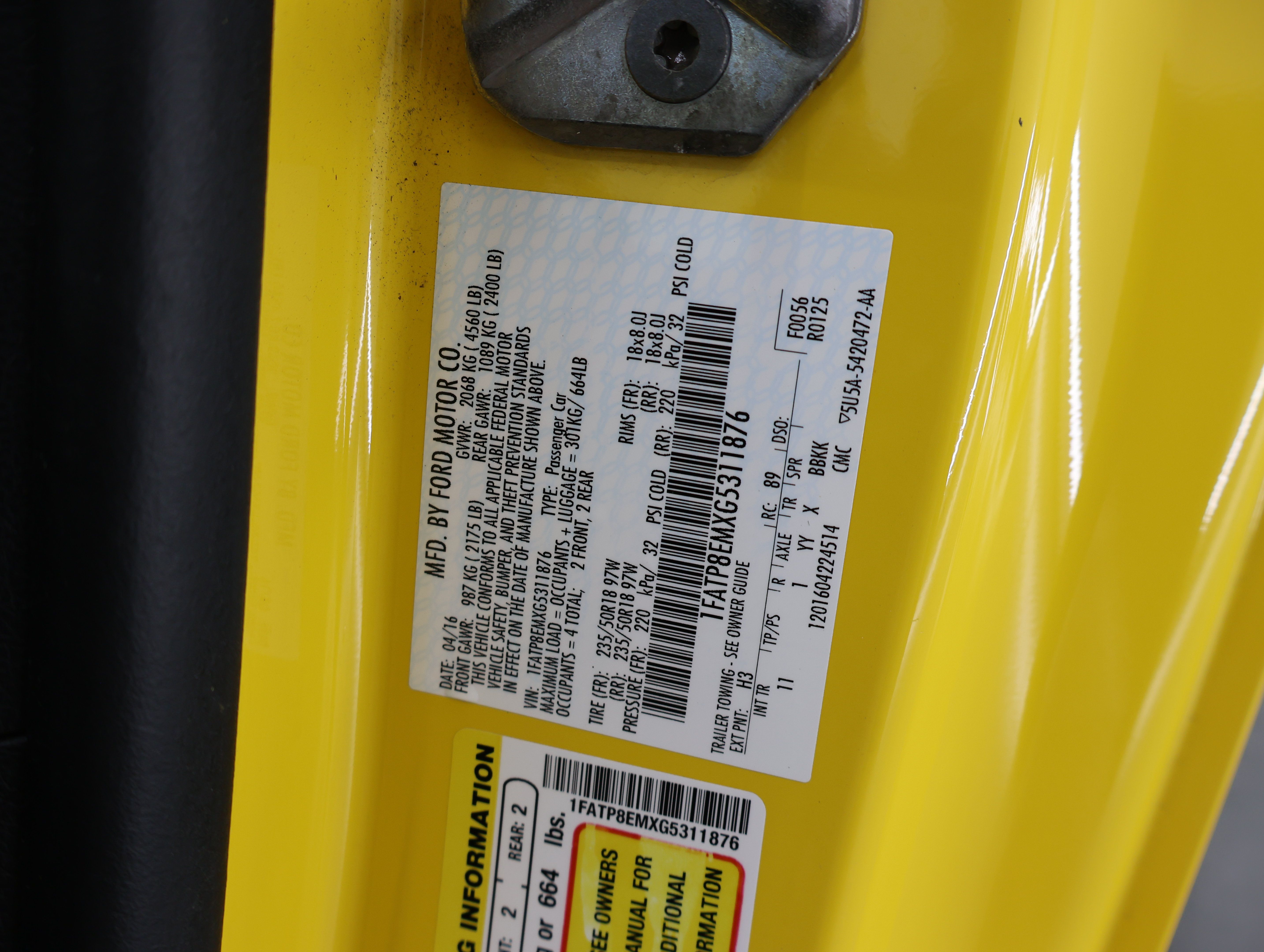 Used 2016 Ford Mustang Convertible w/ Equipment Group 051A RWD image 48
