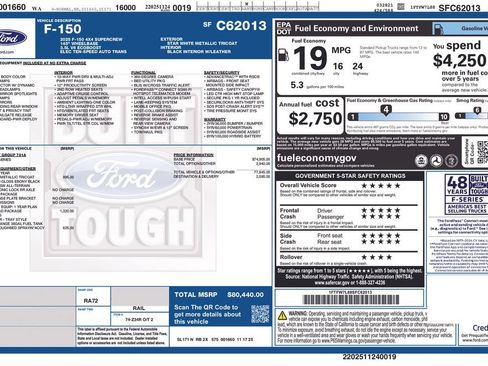 New 2025 Ford F150 Platinum w/ FX4 Off-Road Package AWD/4WD image 53