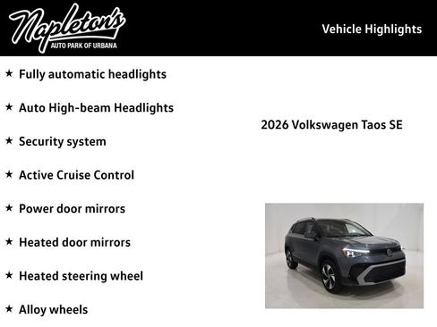 New 2026 Volkswagen Taos SE AWD/4WD image 16