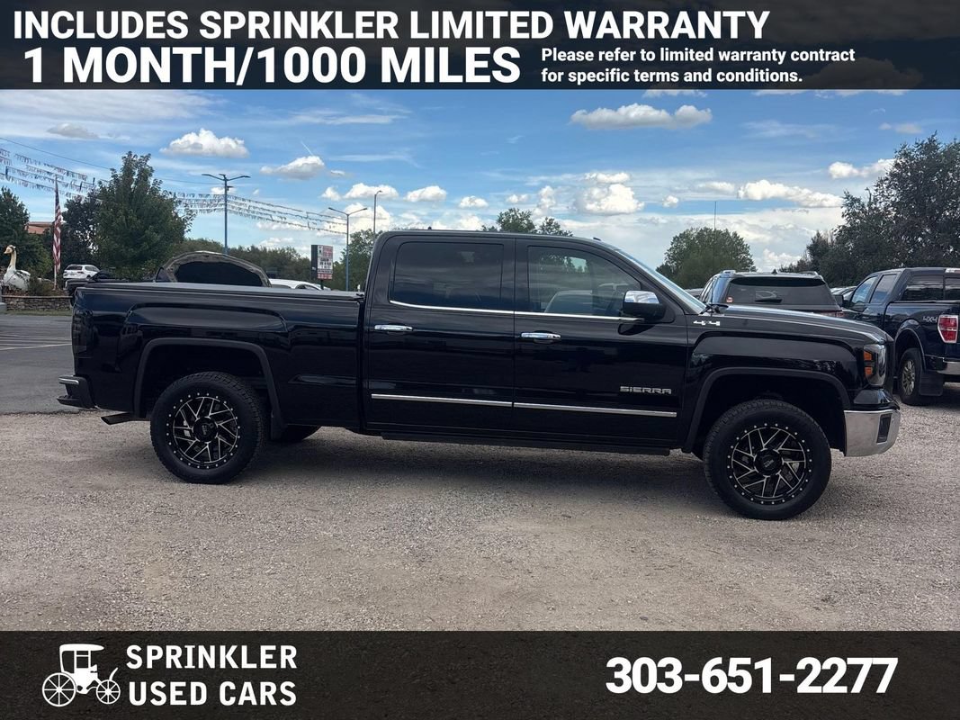 Used 2014 GMC Sierra 1500 SLT w/ SLT Crew Cab Value Package AWD/4WD image 1
