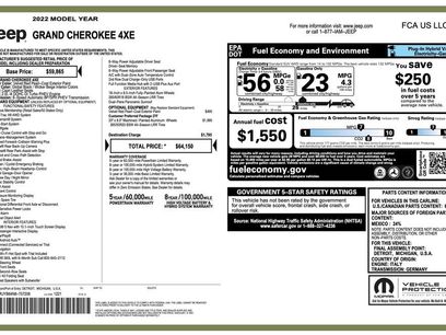 Certified 2022 Jeep Grand Cherokee Limited 4xe