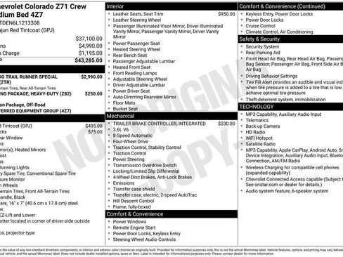 Used 2020 Chevrolet Colorado Z71 AWD/4WD image 7