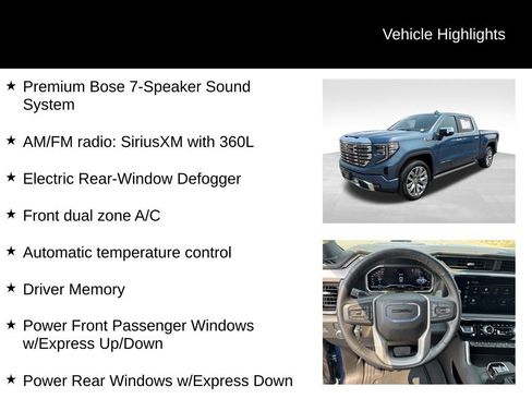 Used 2025 GMC Sierra 1500 Denali w/ Denali Reserve Package AWD/4WD image 16