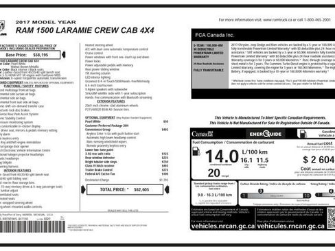 Used 2017 RAM 1500 Laramie w/ Convenience Group image 3