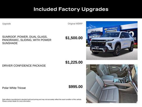 New 2026 Chevrolet Traverse Z71 w/ Driver Confidence Package AWD/4WD image 12