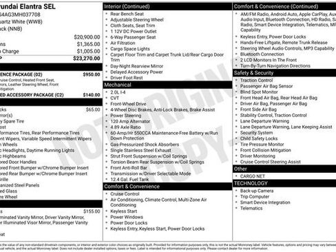 Used 2021 Hyundai Elantra SEL w/ Convenience Package FWD image 31