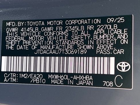 New 2026 Toyota Prius Limited image 25