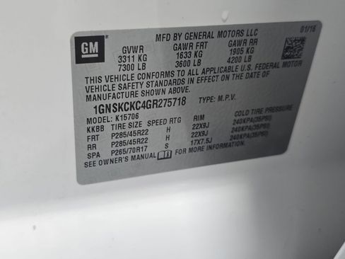 Used 2016 Chevrolet Tahoe LTZ AWD/4WD image 33