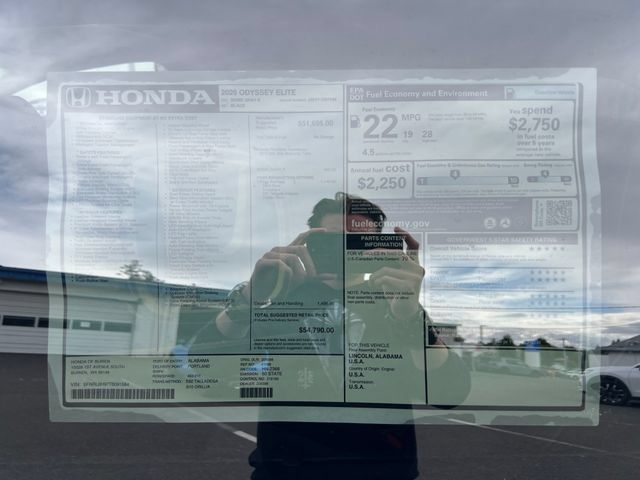 New 2026 Honda Odyssey Elite image 33