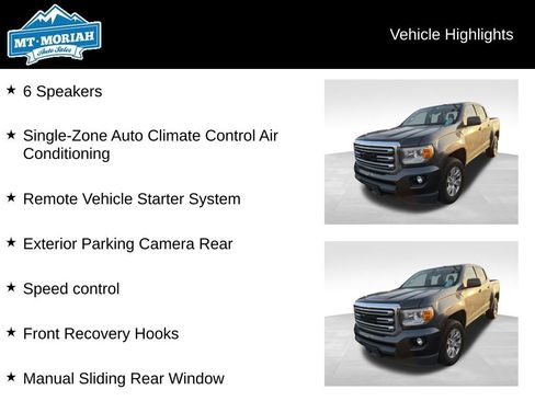 Used 2016 GMC Canyon SLE w/ SLE Convenience Package image 7