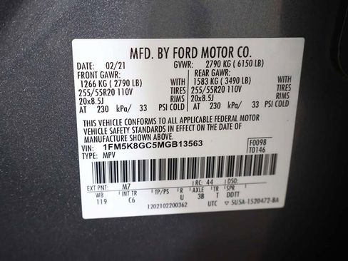 Used 2021 Ford Explorer ST w/ Equipment Group 401A image 65