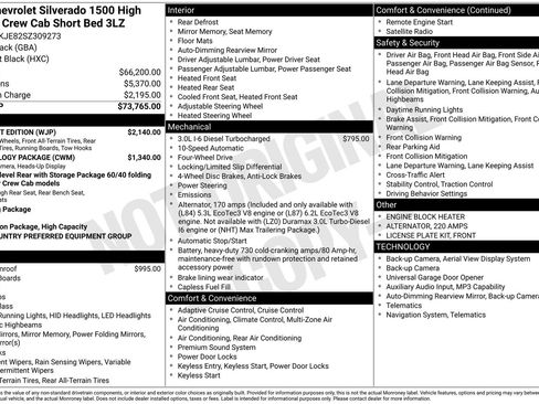 Used 2025 Chevrolet Silverado 1500 High Country w/ Midnight Edition AWD/4WD image 16