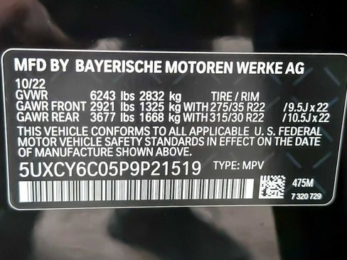 Used 2023 BMW X6 xDrive40i w/ M Sport Package image 30