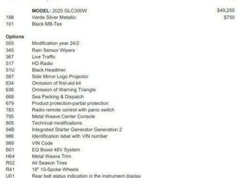 Certified 2025 Mercedes-Benz GLC 300 image 4