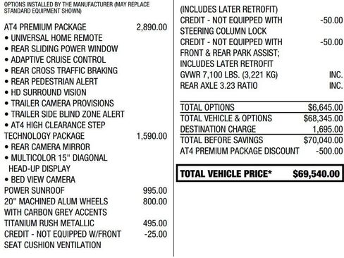 Certified 2022 GMC Sierra 1500 AT4 w/ AT4 Premium Package AWD/4WD image 2