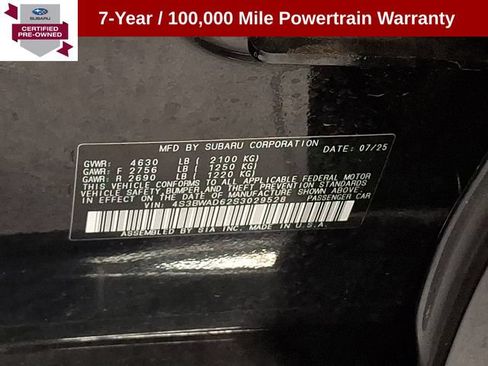 Certified 2025 Subaru Legacy Premium AWD/4WD image 25