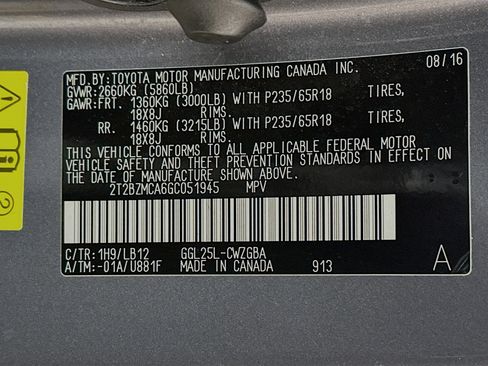 Used 2016 Lexus RX 350 AWD w/ Premium Package image 32