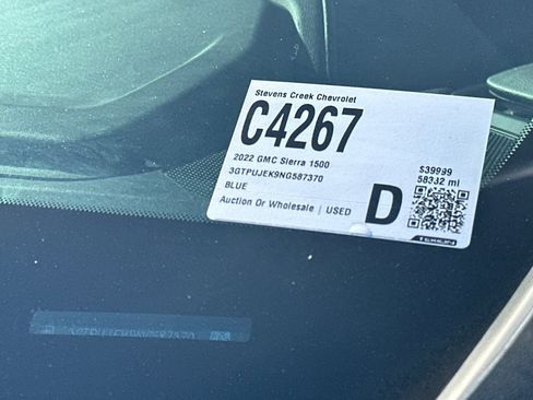 Used 2022 GMC Sierra 1500 Elevation image 52