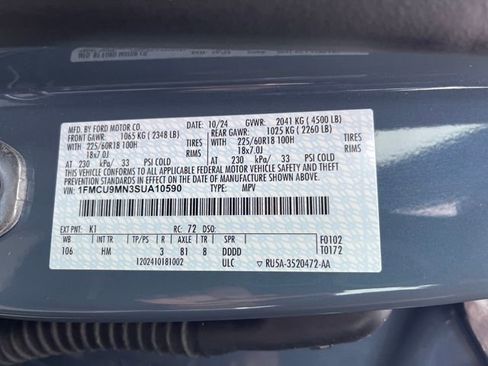 Used 2025 Ford Escape ST-Line AWD/4WD image 34