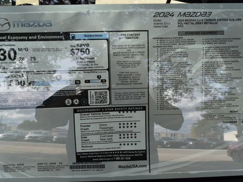 Used 2024 MAZDA MAZDA3 s image 37