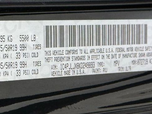 Used 2019 Jeep Cherokee Overland w/ Technology Group image 37