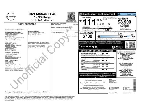 Used 2024 Nissan Leaf S image 17