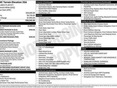 New 2026 GMC Terrain Elevation w/ Elevation Premium Package FWD image 38