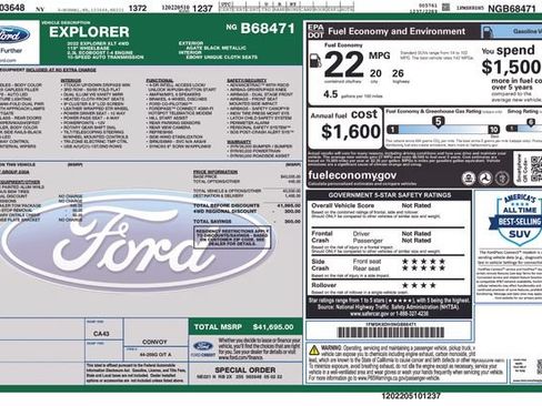 Used 2022 Ford Explorer XLT w/ Class IV Trailer Tow Package AWD/4WD image 9