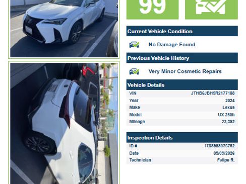 Used 2024 Lexus UX 250h F Sport FWD image 2