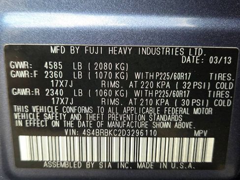 Used 2013 Subaru Outback 2.5i Limited w/ Moonroof Pkg AWD/4WD image 44