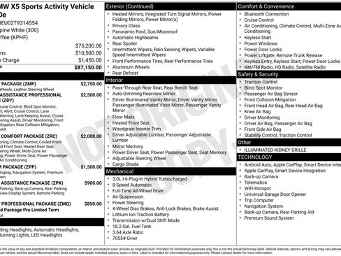 New 2026 BMW X5 xDrive50e w/ M Sport Package image 11