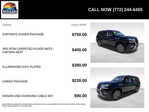 Used 2024 Nissan Armada SL w/ Captain's Chairs Package image 6