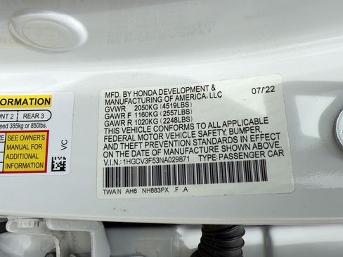 Used 2022 Honda Accord EX-L image 21