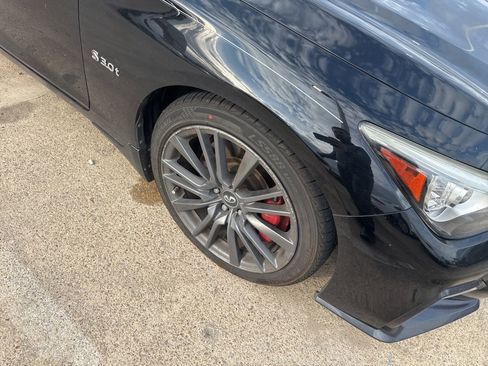 Used 2018 INFINITI Q50 Red Sport 400 w/ Sensory Package (Sport) image 10