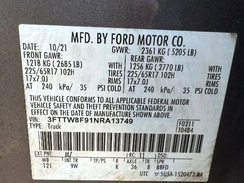 Used 2022 Ford Maverick XL w/ Equipment Group 100A Standard image 32