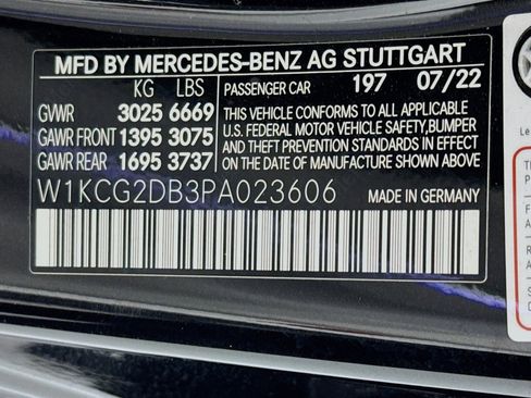 Certified 2023 Mercedes-Benz EQS 450+ Sedan w/ AMG Line Exterior Package image 25