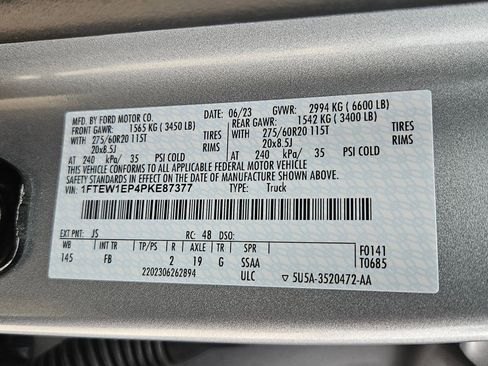 Used 2023 Ford F150 XLT w/ Equipment Group 302A High image 34