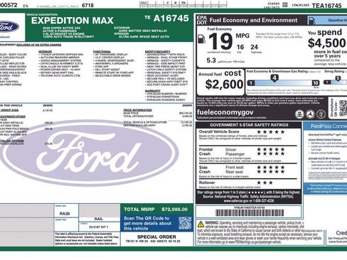 New 2026 Ford Expedition Max Active RWD image 60