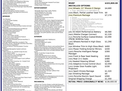 Used 2020 Porsche Taycan 4S w/ Premium Package image 60