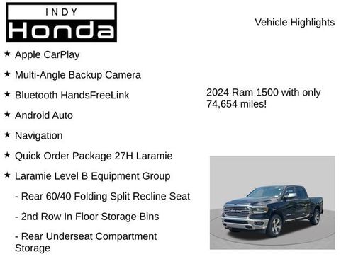 Used 2024 RAM 1500 Laramie AWD/4WD image 8