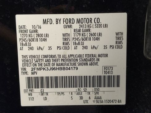 Used 2017 Ford Edge SEL w/ Equipment Group 201A FWD image 33