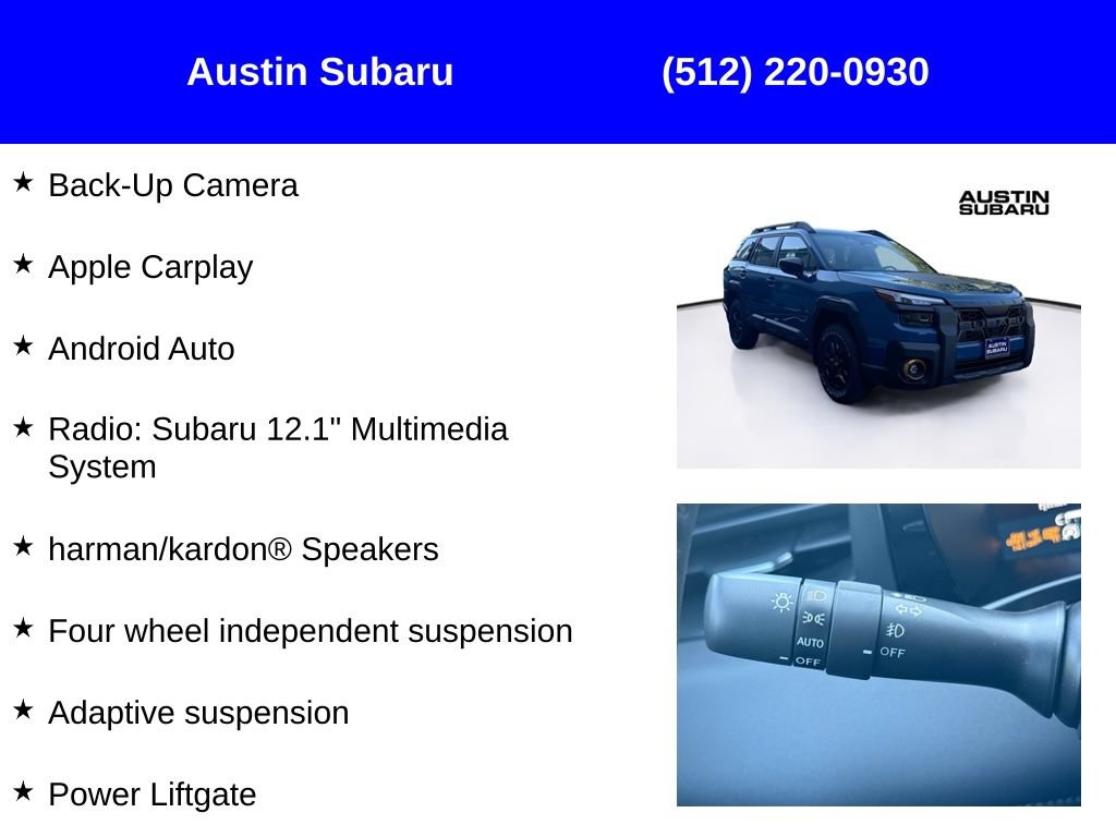 New 2026 Subaru Outback Wilderness AWD/4WD image 9