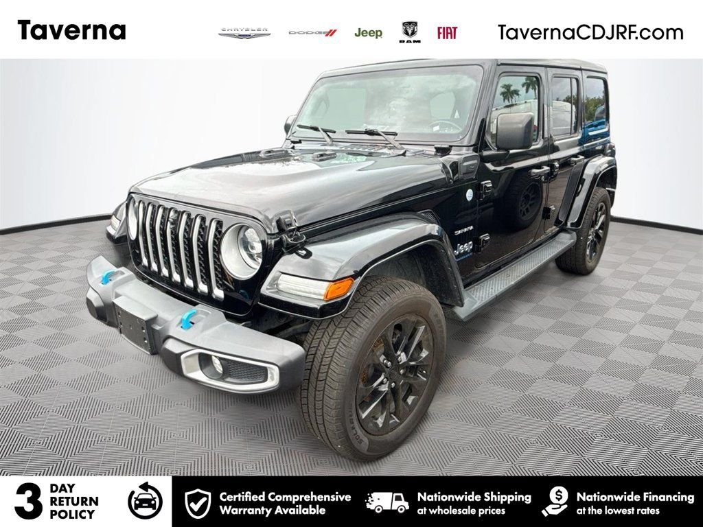 Used 2023 Jeep Wrangler Unlimited Sahara w/ Cold Weather Group AWD/4WD image 1